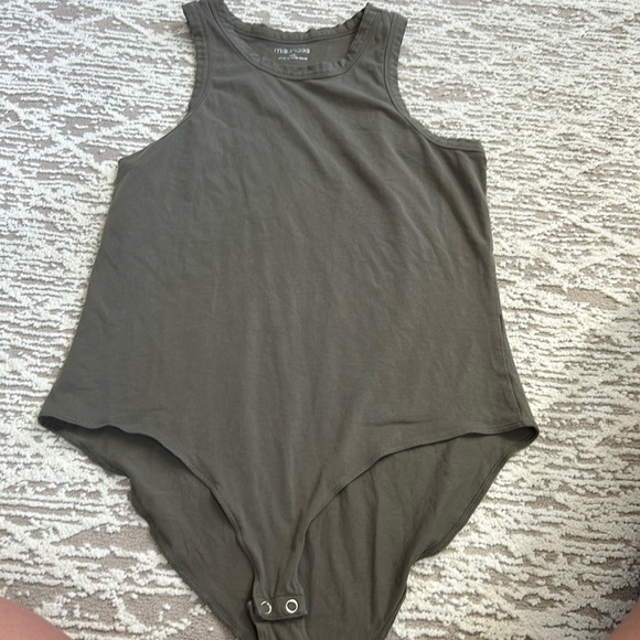 Maurices Tops - Olive green tank top bodysuit